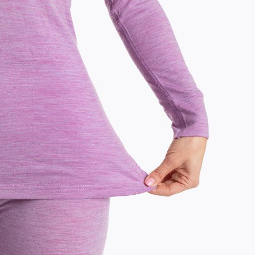 Dámské termoprádlo  WOOLCANO Merino SET0543 fialová