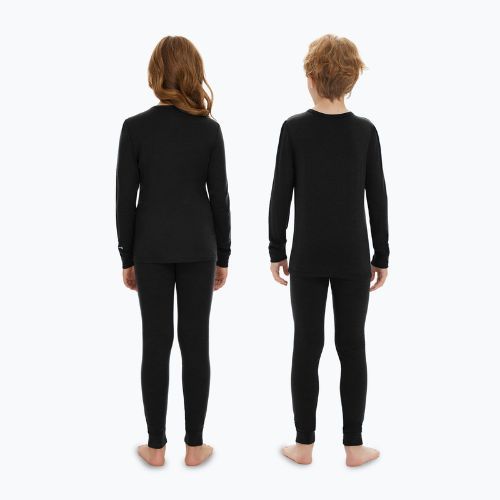 Dětské termoprádlo WOOLCANO Merino SET0683 černé