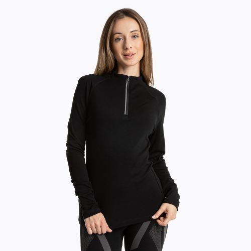 Dámská termo mikina WOOLCANO Merino TOP0545 black