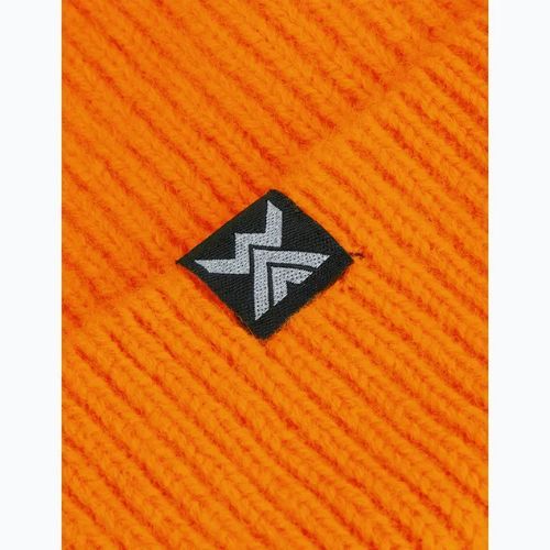 Zimní čepice WOOLCANO Merino HAT0440 oranžová