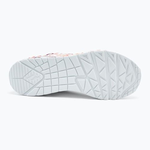 Dámské boty SKECHERS JGoldcrown Uno Spread The Love white/coral