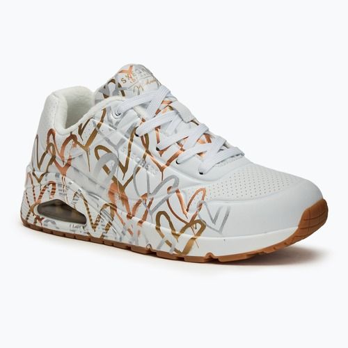Dámské boty SKECHERS Uno Metallic Love white/multicolor metallic