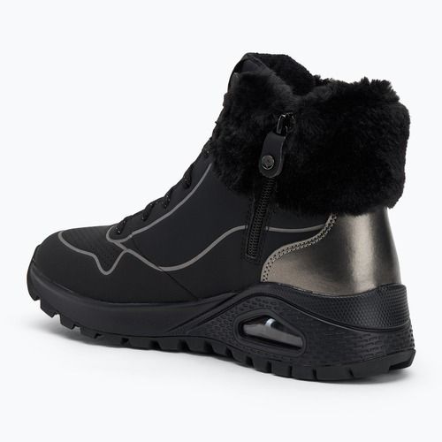 Dámské boty  SKECHERS Uno Rugged Fall Shimmer black/metallic