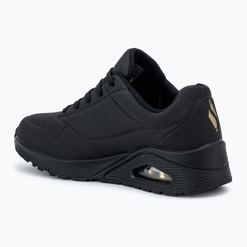 Dámské boty SKECHERS JGoldcrown Uno Golden Heart black/multicolor metallic