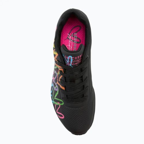 Dámská obuv SKECHERS JGoldcrown Uno Highlight Love black/multicolor
