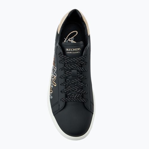 Dámské boty SKECHERS JGoldcrown Eden LX Gleaming Hearts black/mulitcolor