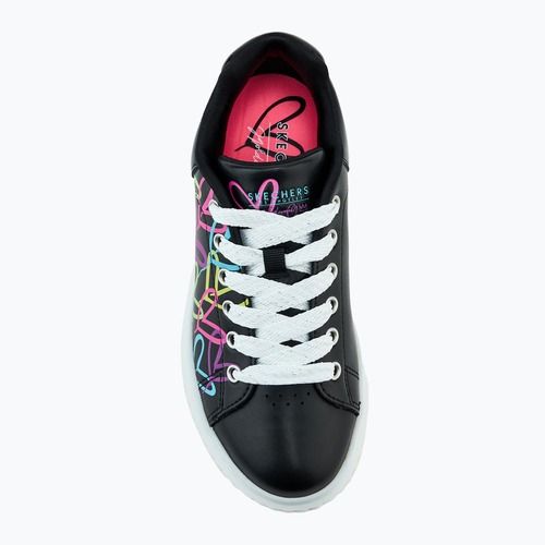 Dětské boty SKECHERS Hi Ridge Heart Takeover black/multicolor