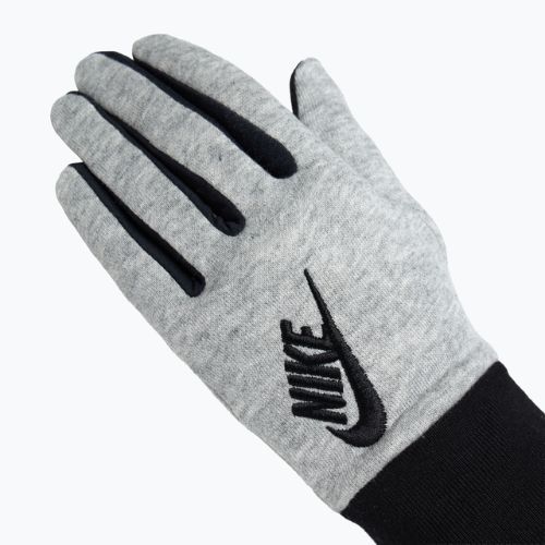 Dámské běžecké rukavice Nike Club Fleece grey heather/black/black