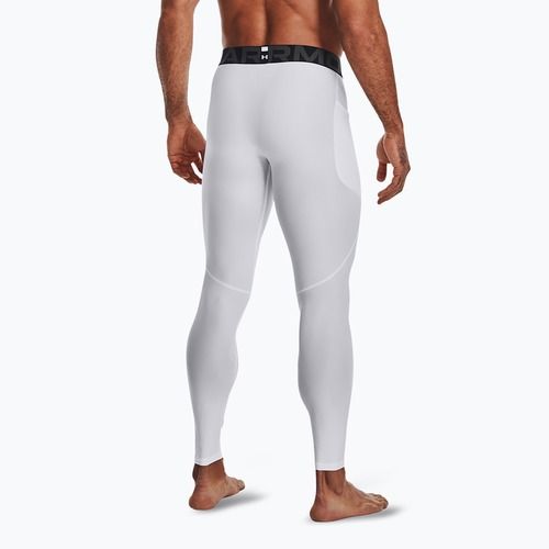 Pánské fitness  legíny Under Armour HeatGear white/black