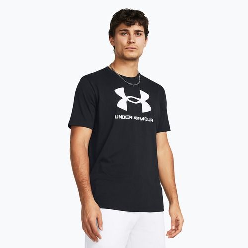 Pánské tričko Under Armour Sportstyle Logo Update black/white