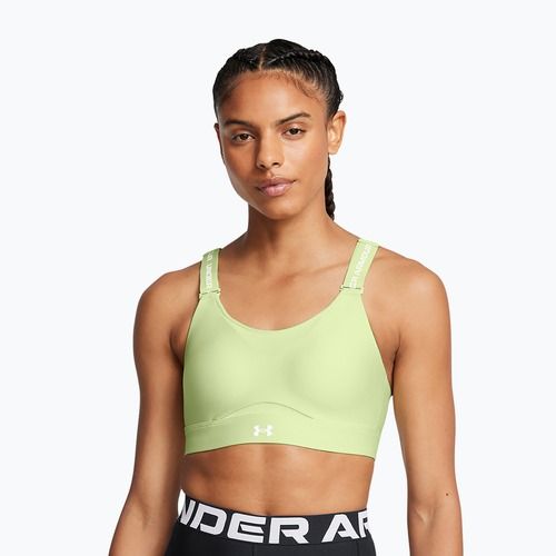 Fitness podprsenka  Under Armour Infinity High 2.0 retro green/white