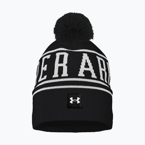 Pánská zimní čepice Under Armour Halftime Pom Beanie black/white/white