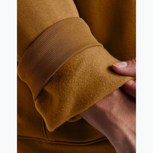 Pánská mikina Under Armour Project Rock Icon Fleece Hoodie yellow ochre/silt