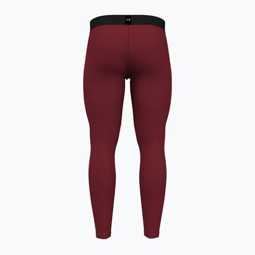 Pánské fitness legíny Under Armour Elite CG cardinal / metallic silver