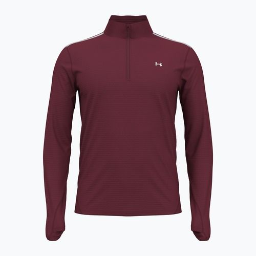Pánská běžecká mikina Under Armour Vanish CW 1/4 Zip cardinal/reflective