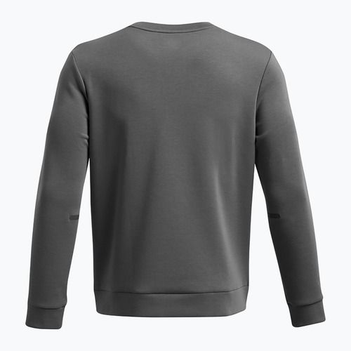 Pánská mikina Under Armour Unstoppable Fleece Crew s kapucí castlerock/black