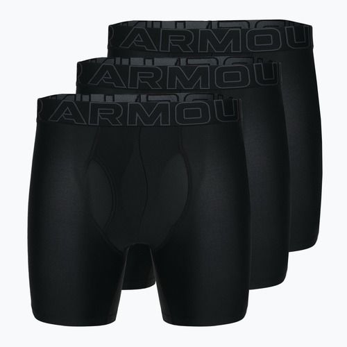 Pánské boxerky Under Armour Perf Tech 6in 3 páry black