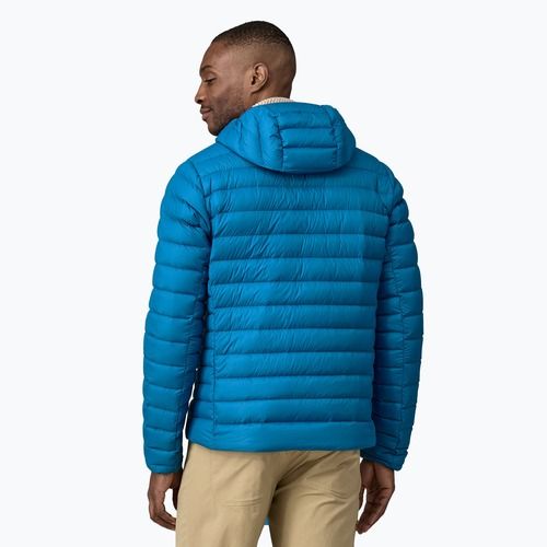 Pánská péřová bunda  Patagonia Down Sweater Hoody endless blue