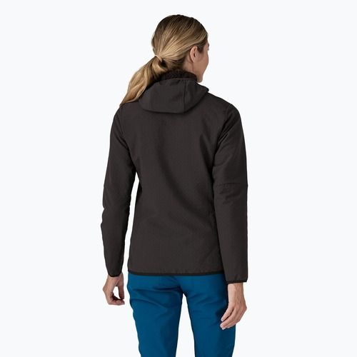Dámská softshellová bunda Patagonia R2 CrossStrata Hoody black