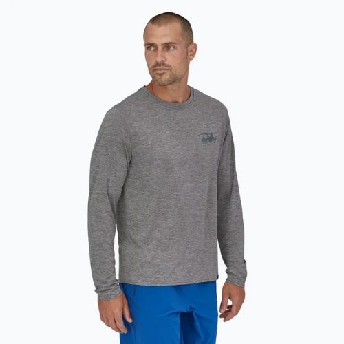 Pánské tričko Patagonia Cap Cool Daily Graphic 73 Longsleeve skyline/feather grey