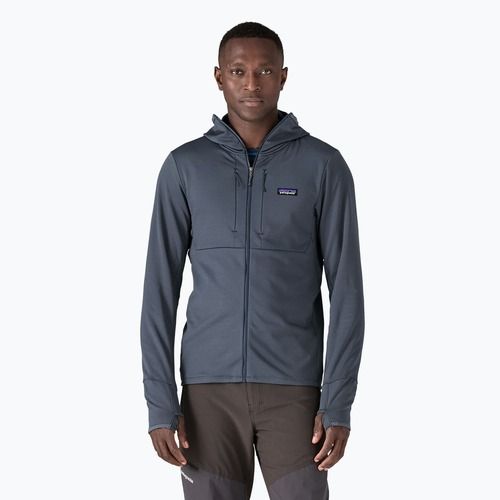 Pánská trekingová mikina Patagonia R1 Thermal Full Zip Hoody smolder blue 
