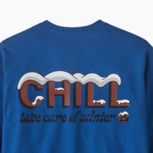 Pánské tričko longsleeve Patagonia Chill Responsibili endless blue
