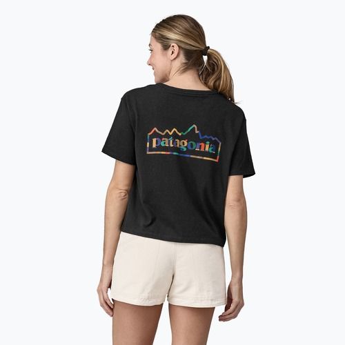 Dámské tričko  Patagonia Unity Fitz Easy Cut Responsibili ink black