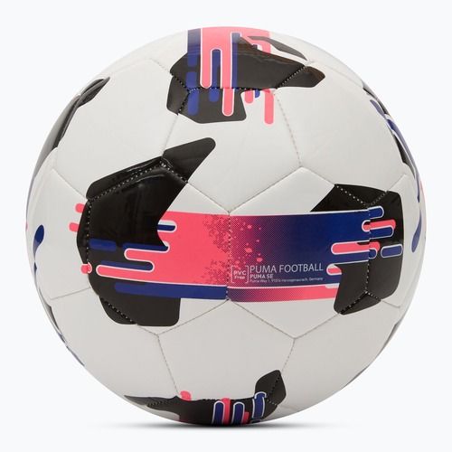 Fotbalový míč PUMA Orbit 6 MS fotbal puma white/lapis lazuli/sunset glow velikost 3