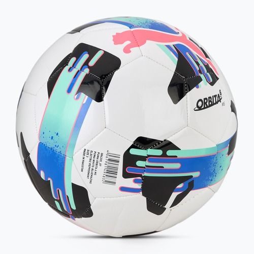 Fotbalový míč PUMA Orbita 6 MS fotbal puma white/bluemazing/electric peppermint velikost 3