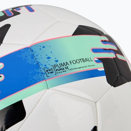 Fotbalový míč PUMA Orbita 6 MS fotbal puma white/bluemazing/electric peppermint velikost 3