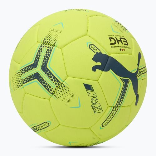 Míč na házenou PUMA Nova Match Pro fizzy apple/grey skies rozměr  3