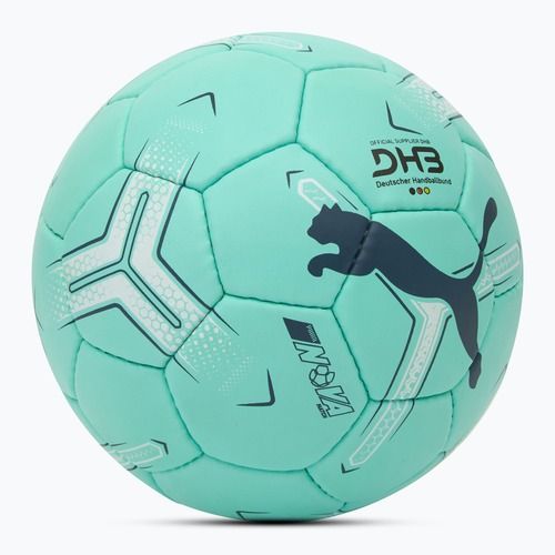 Míč na házenou PUMA Nova Match electric peppermint/grey skies/puma white rozměr  3