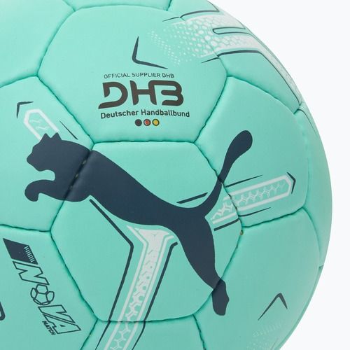 Míč na házenou PUMA Nova Match electric peppermint/grey skies/puma white rozměr  3