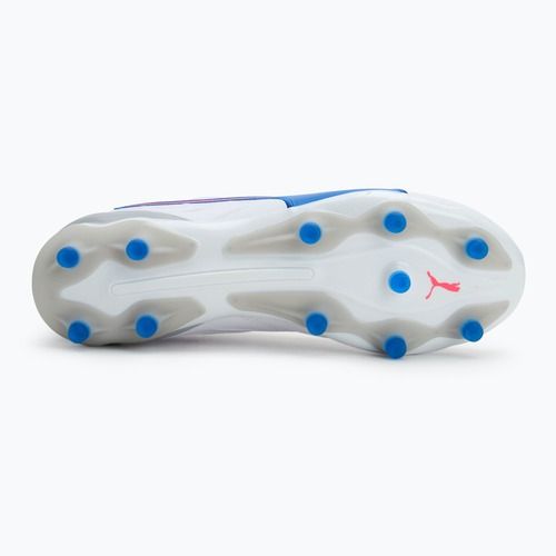 Pánské kopačky PUMA King Pro FG/AG puma white/bluemazing/flat light grey/sunset glow