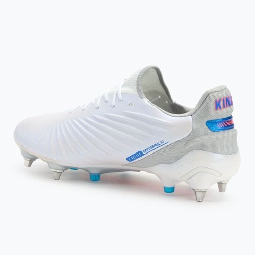 Pánské kopačky PUMA King Ultimate MxSG puma white/bluemazing/flat light grey/sunset glow