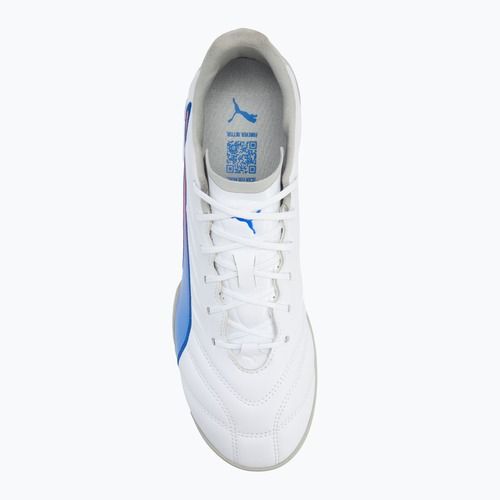 Kopačky PUMA King Pro TT puma white/bluemazing/flat light grey/sunset glow
