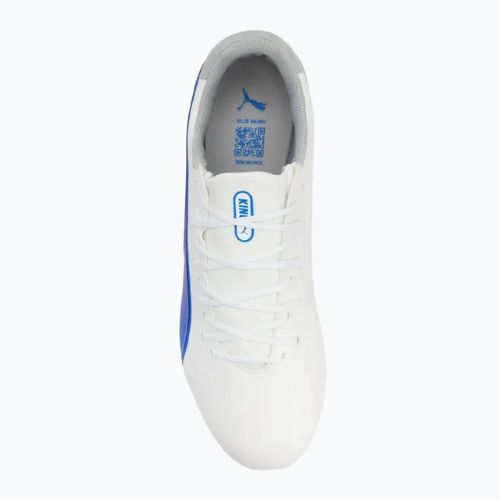 Pánské kopačky PUMA King Match MxSG puma white/bluemazing/flat light grey/sunset glow