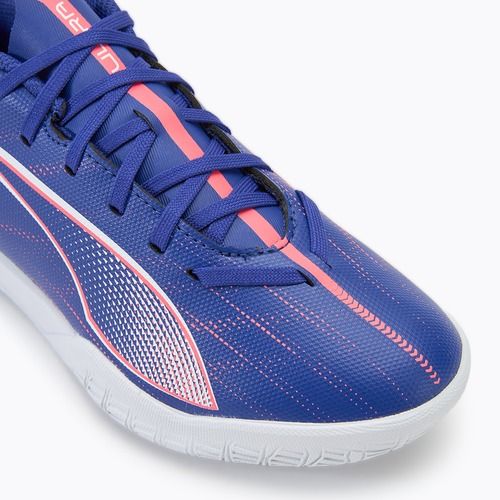 Dětské kopačky PUMA Ultra 5 Play IT Jr lapis lazuli/puma white/sunset gloe