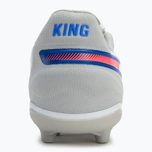 Dětské kopačky PUMA King Match FG/AG Jr puma white/bluemazing/flat light grey/sunset glow