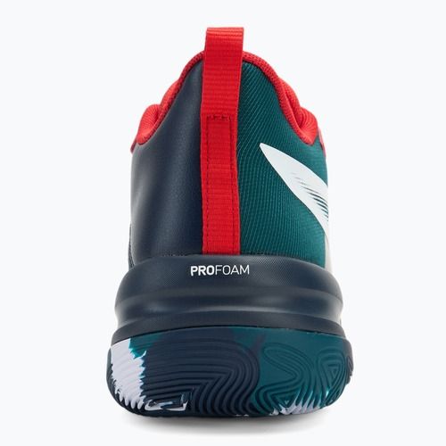 Pánské basketbalové boty  PUMA Genetics club navy/cold green/for all time red