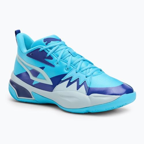 Basketbalové boty PUMA Genetics purple glimmer/bright aqua/strong gray/white