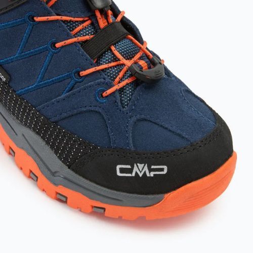 Dětské trekové boty CMP Rigel Low Wp b.blue / arancio
