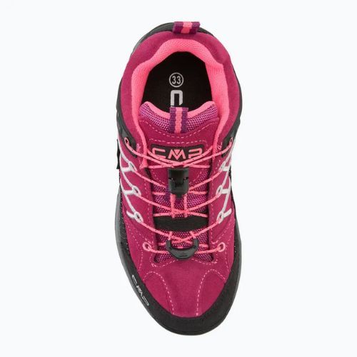 Dětské trekové boty CMP Rigel Low Wp berry / pink fluo