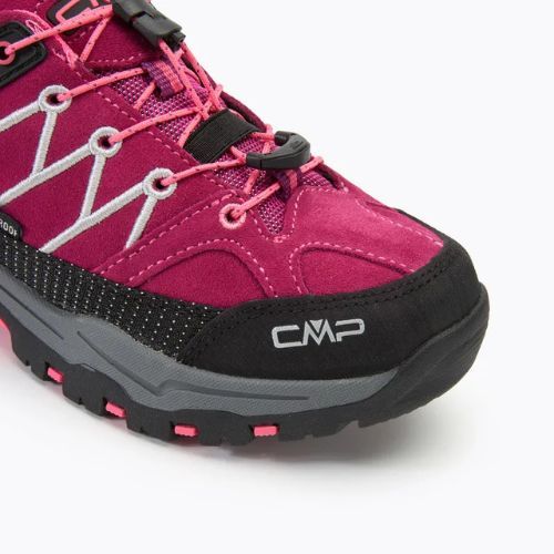 Dětské trekové boty CMP Rigel Low Wp berry / pink fluo