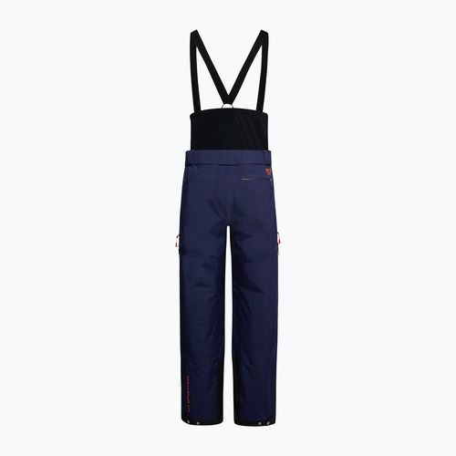 Pánské lyžařské kalhoty La Sportiva Chaser Evo Shell Bib deep sea/ cherry tomato