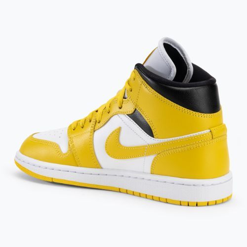 Dámské boty Nike Air Jordan 1 Mid white/black/vivid sulfur