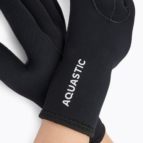 Neoprenové rukavice AQUASTIC Wintstick Gloves 3 mm černé