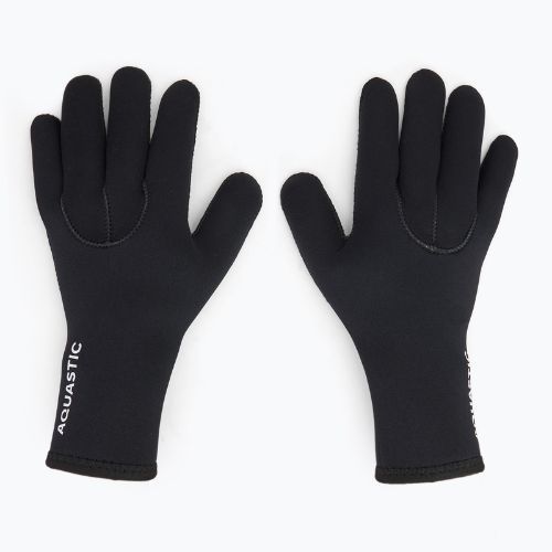 Neoprenové rukavice AQUASTIC Wintstick Gloves 3 mm černé