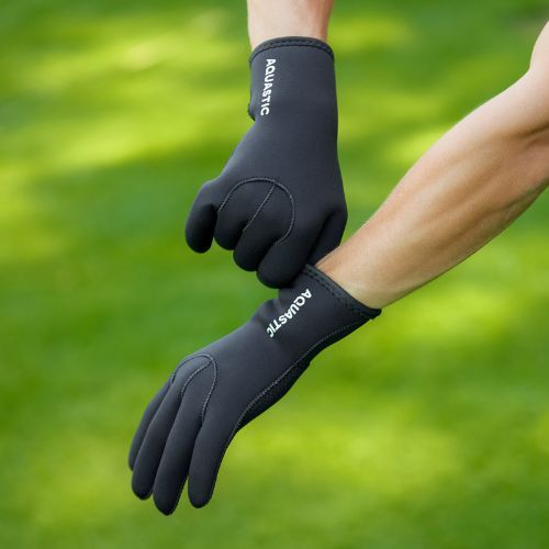 Neoprenové rukavice AQUASTIC Wintstick Gloves 3 mm černé