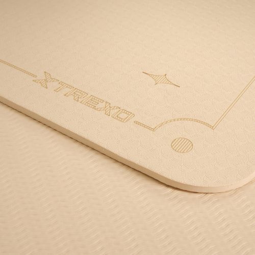 Podložka na jógu XTREXO TXO-B4Z001-BZ 6 mm light brown